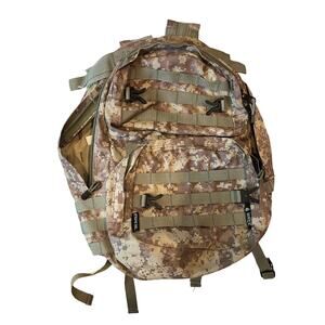 Extreme Pak Green Camo Canvas Tactical Backpack